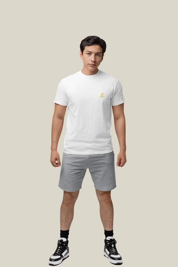 Camiseta Básica Premium Bold Minimal (Bordado)