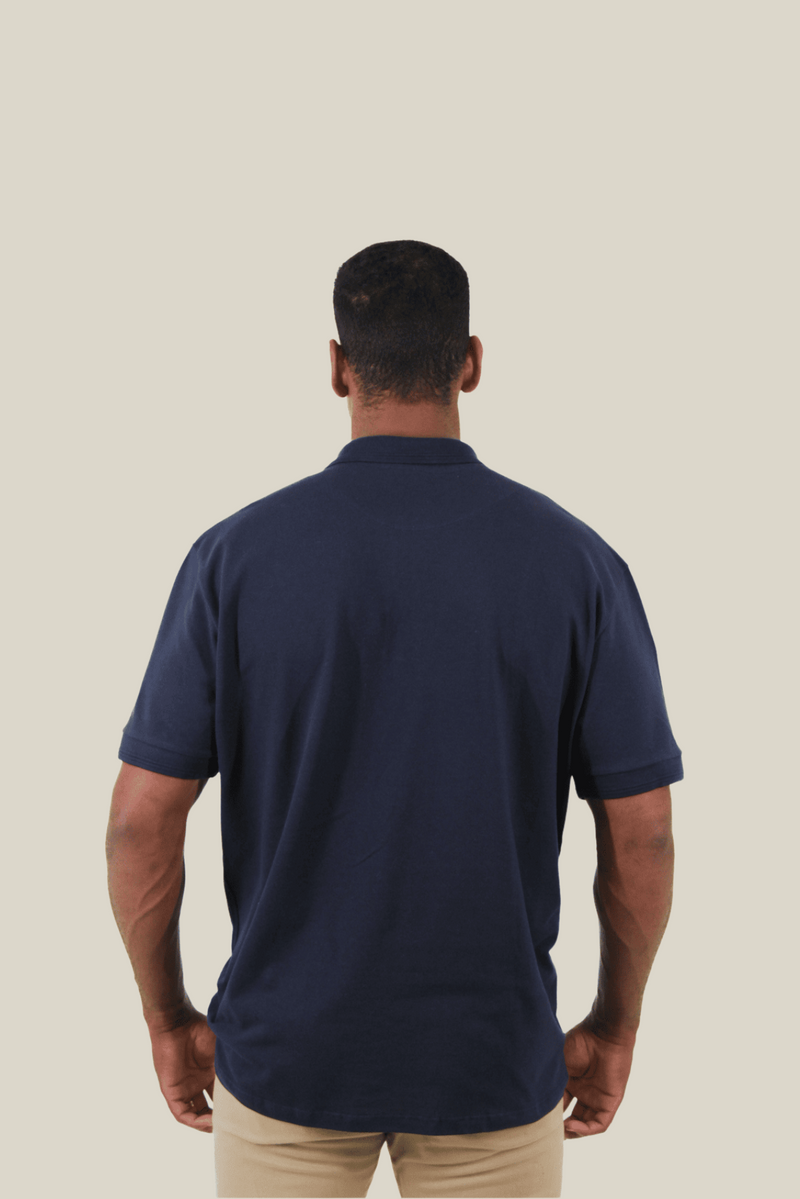 Polo piquet gold continua Azul