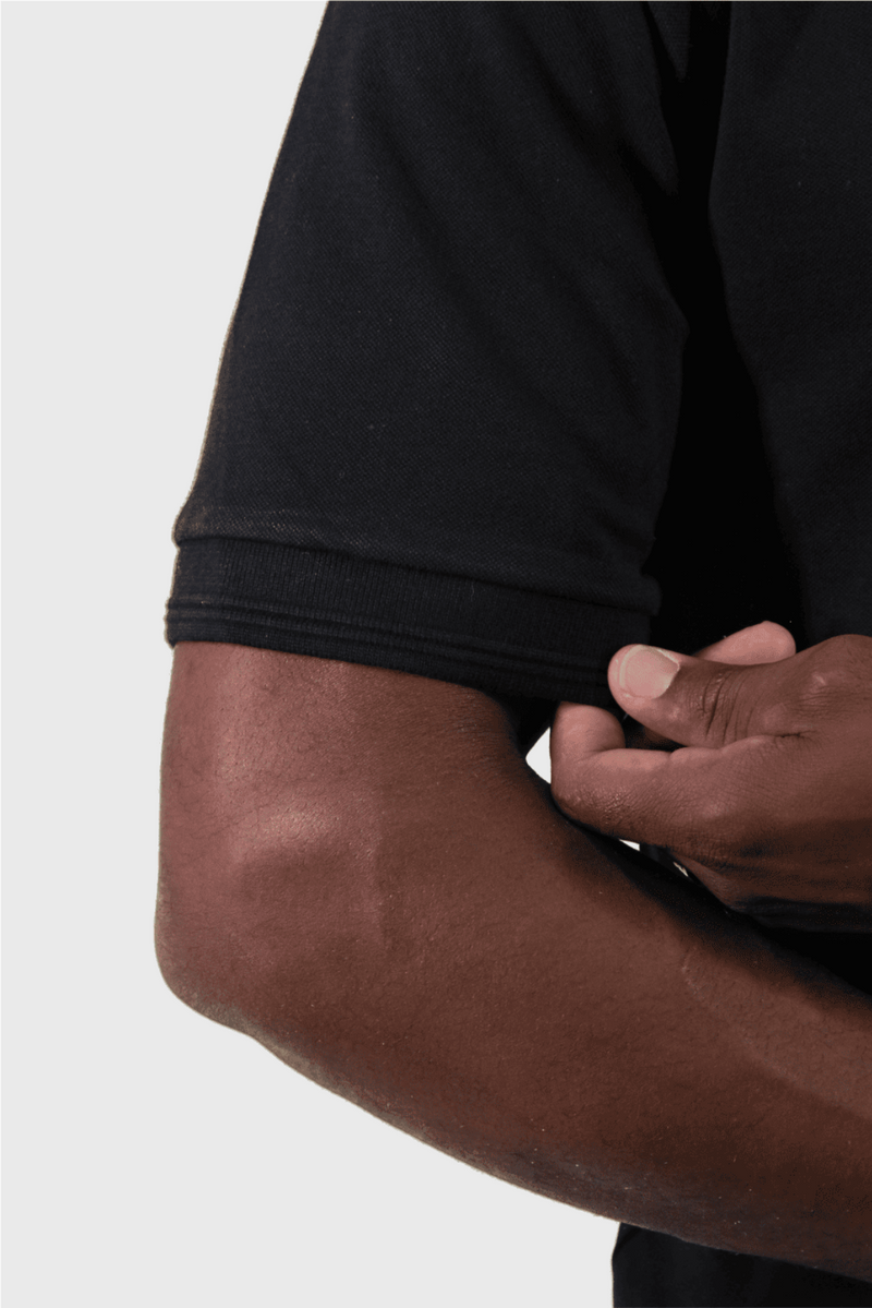 Polo piquet gold continua Preto