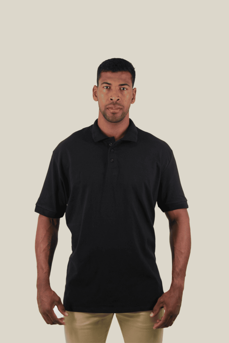 Polo piquet gold continua Preto