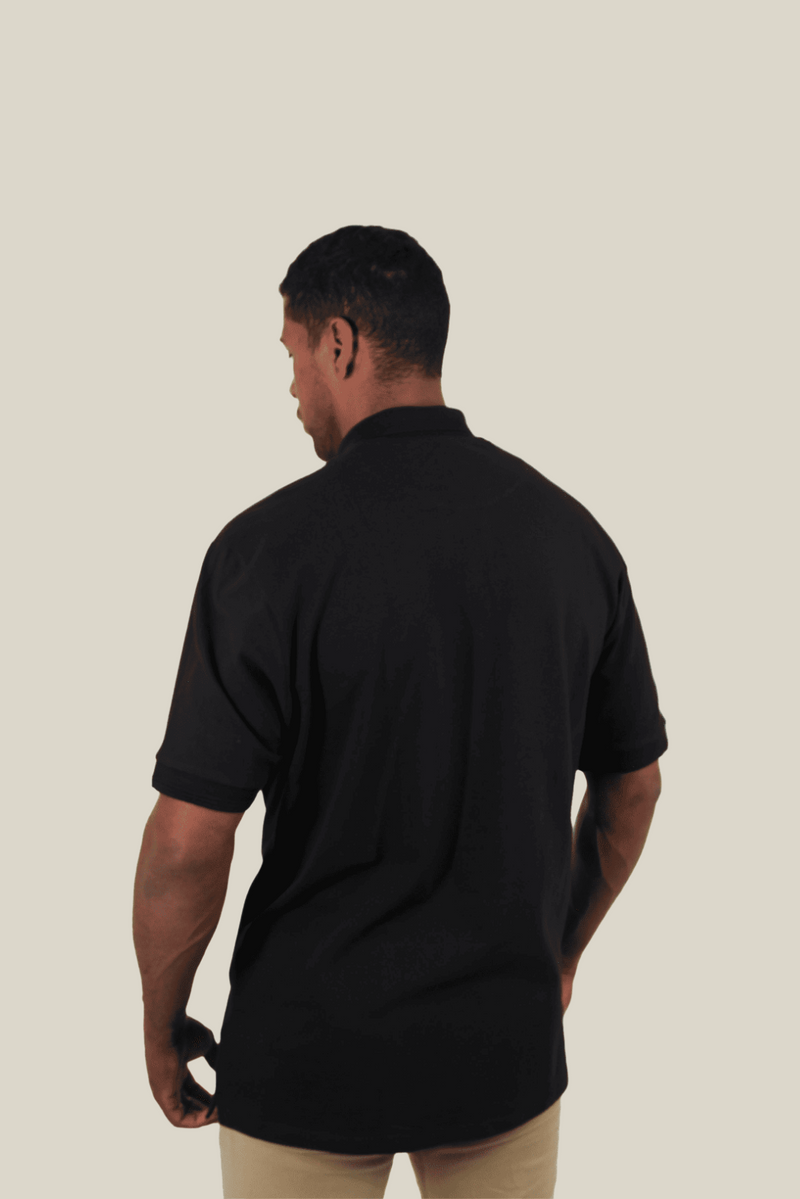 Polo piquet gold continua Preto