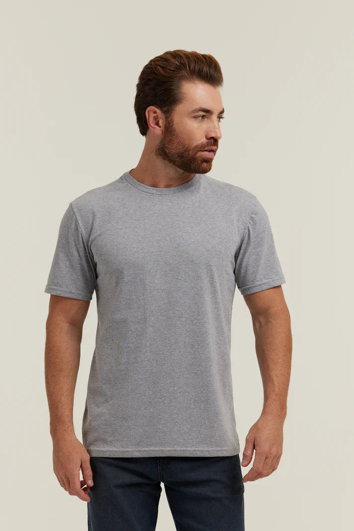 Camiseta Premium Cinza Mescla Lisa