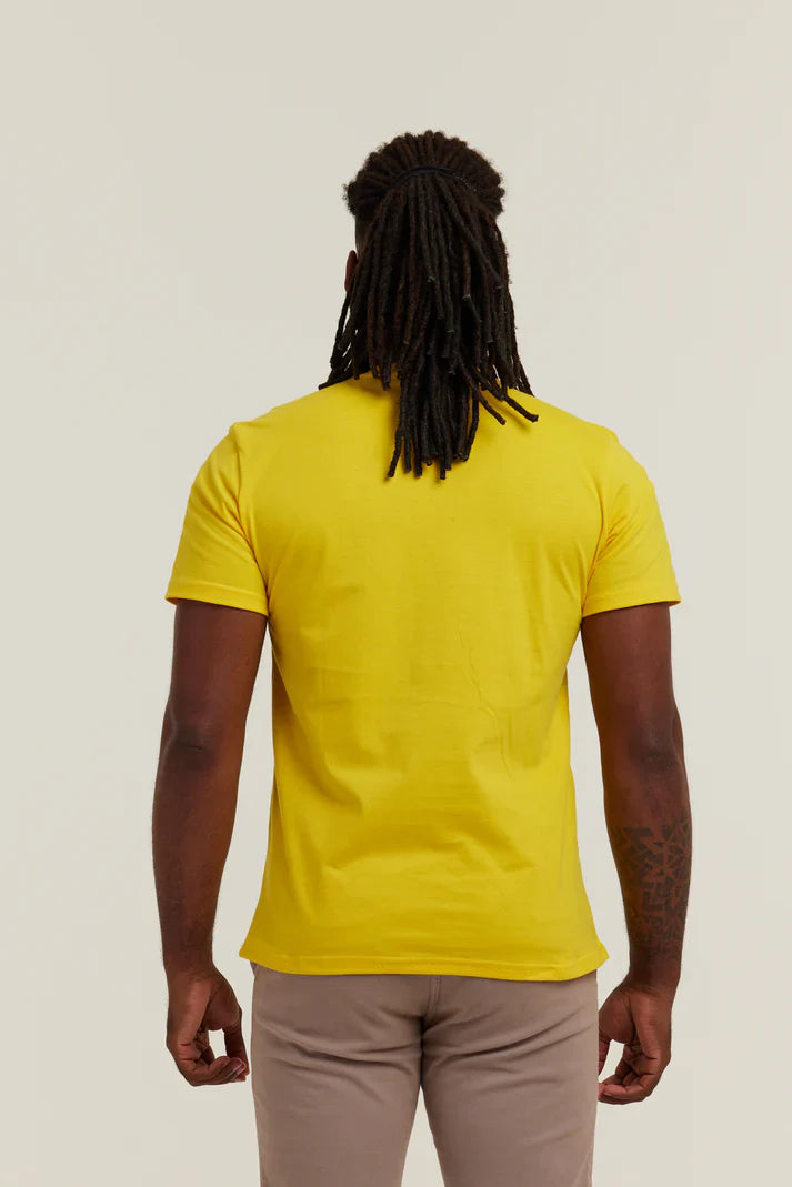Camiseta Premium Amarelo Canário Lisa