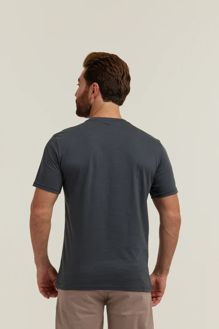 Camiseta Premium Cinza Chumbo Lisa