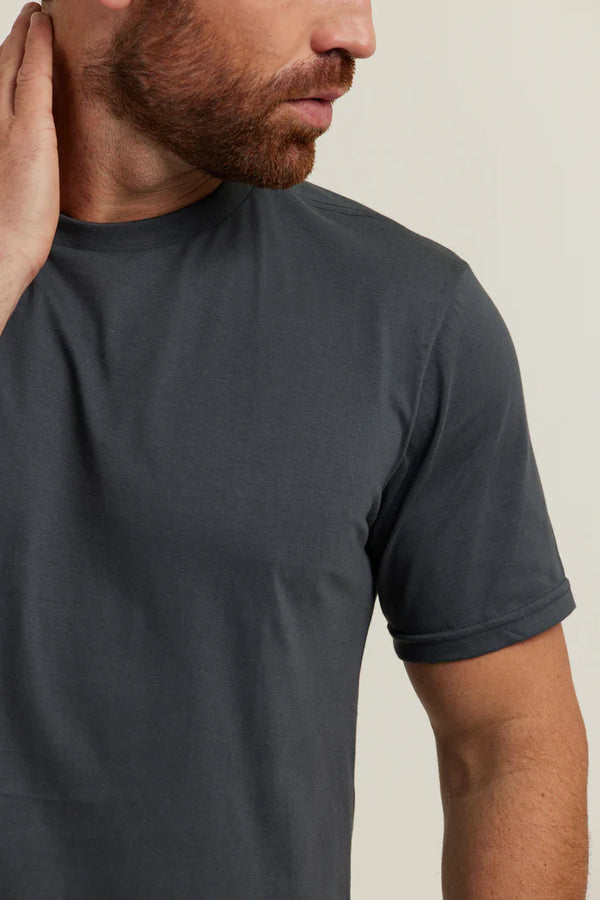 Camiseta Premium Cinza Chumbo Lisa