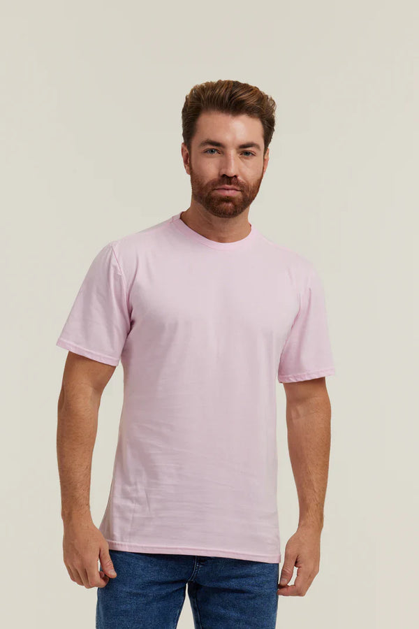 Camiseta Premium Rosa Bebê Lisa